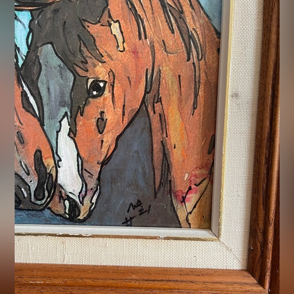 Vintage Art - Horse portrait - Picture 3 of 8